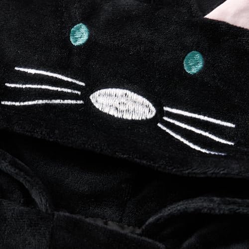 Disfraz para niña gato Halloween con capa con capucha miniatura 6