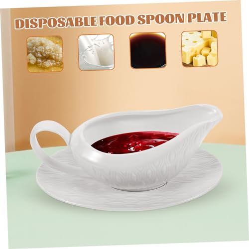 Pichet à sauce en céramique fine saucière raffinée pour vos grands dîners - 8