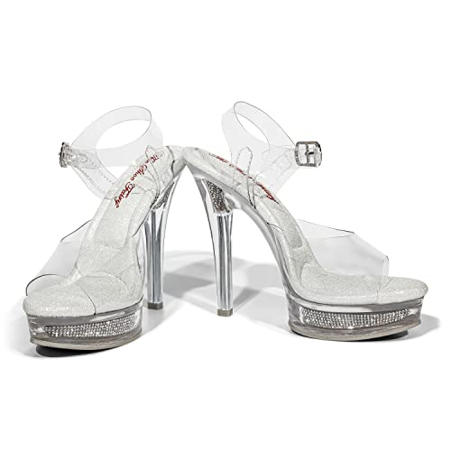 Shoe Fairy Goddess Olympian Clear Bikini Fitness Competition Heels - Bodybuilding, Bridal, Pageant, Lucite Heels4