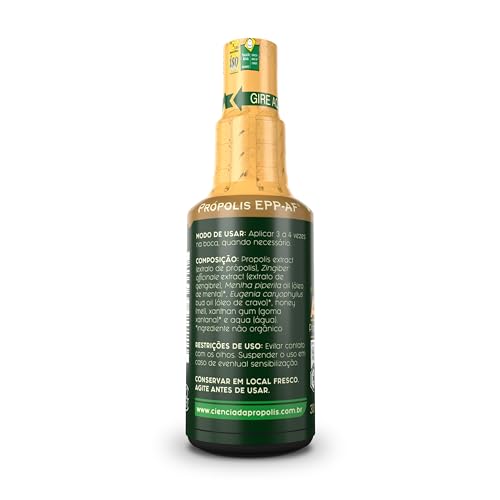 Apigen Orgânico - Própolis, Mel e Gengibre Spray 30 mL - BR, Apigen Orgânico Apis Flora