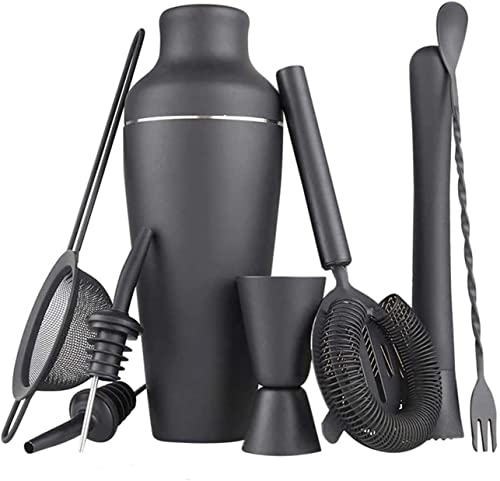 Set de coctelera y accesorios de bartender acero inox miniatura 2
