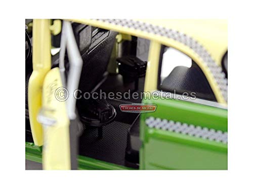 Taxi Checker Cab Chicago 1981 Verde 1:18 miniatura 6