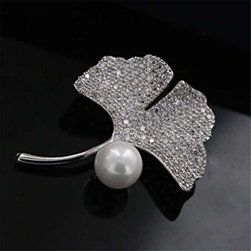 Broche ginkgo pour femme : sublimez votre cardigan au quotidien