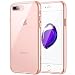 JETech Case for Apple iPhone 8 Plus and iPhone 7 Plus 5.5-Inch, Shock-Absorption Bumper Cover, Anti-Scratch Clear Back, Rose Gold