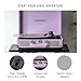 Crosley CR8005F-LN Cruiser Plus Vintage 3-Speed Bluetooth in/Out Suitcase Vinyl Record Player Turntable, Lavender