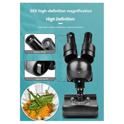 Microscope binoculaire ES1057 grossissement 30x kit expérience scientifique anatomie biologie - 7