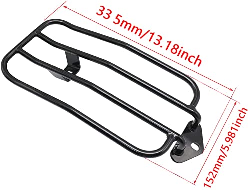 Luggege Support Racks For Honda Accessories 2017-2022 Cmx 300/500 Rebel Rear Solo Seat Luggage Support Shelf, Motorcycle Luggage Rack Backrest, Steel Standard Rear Fender Rack #TOP4