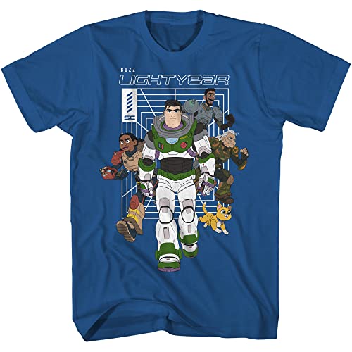 Buzz Lightyear Boys Short Sleeve T-Shirt - Boys Buzz Lightyear The Movie T-Shirt (Medium, Royal) #TOP2