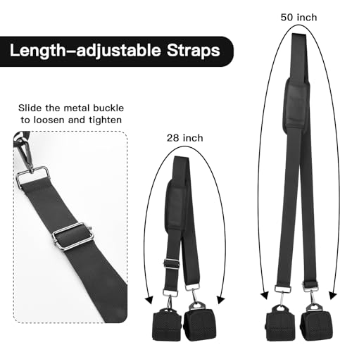 Xxerciz Carry Strap for Beach Chair Folding Chair, Adjustable Shoulder Strap for Camp Chair, Replacement Carry Strap for Beaches, Camping, Backpacking, Picnics and Other Items