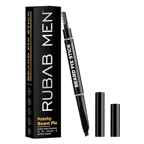 Image of RUBAB MEN Beard Black Pencil Filler for Patchy Beard Area | Quick Party Fix