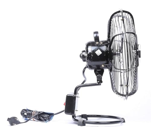 Image of Ravi Minio Hi-Speed Electric Fan for Personal Use | Superior Air Delivery with 2600 RPM | Wide 200mm Sweep | Corded, Portable & Compact Design | Made in India | Glossy Black