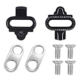 Ajuste de rotación de 14°. Henoot Tacos para bicicleta de carreras, placas de bicicleta con autobloqueo, para bicicleta de interior y bicicleta de montaña.