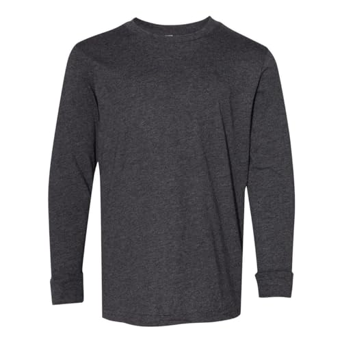 Image of LAT Youth 100% Cotton Jersey Crew Neck Long Sleeve Tee (6201)