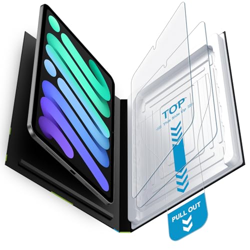 Mothca 2 Pack Matte Glass Screen Protector for iPad Mini 7 (A17 Pro) 2024 & Mini 6 2021 8.3 Inch with Quick Installation Tray, Anti-Glare & Anti-Fingerprint Tempered Glass for iPad Mini 7th & 6th Gen