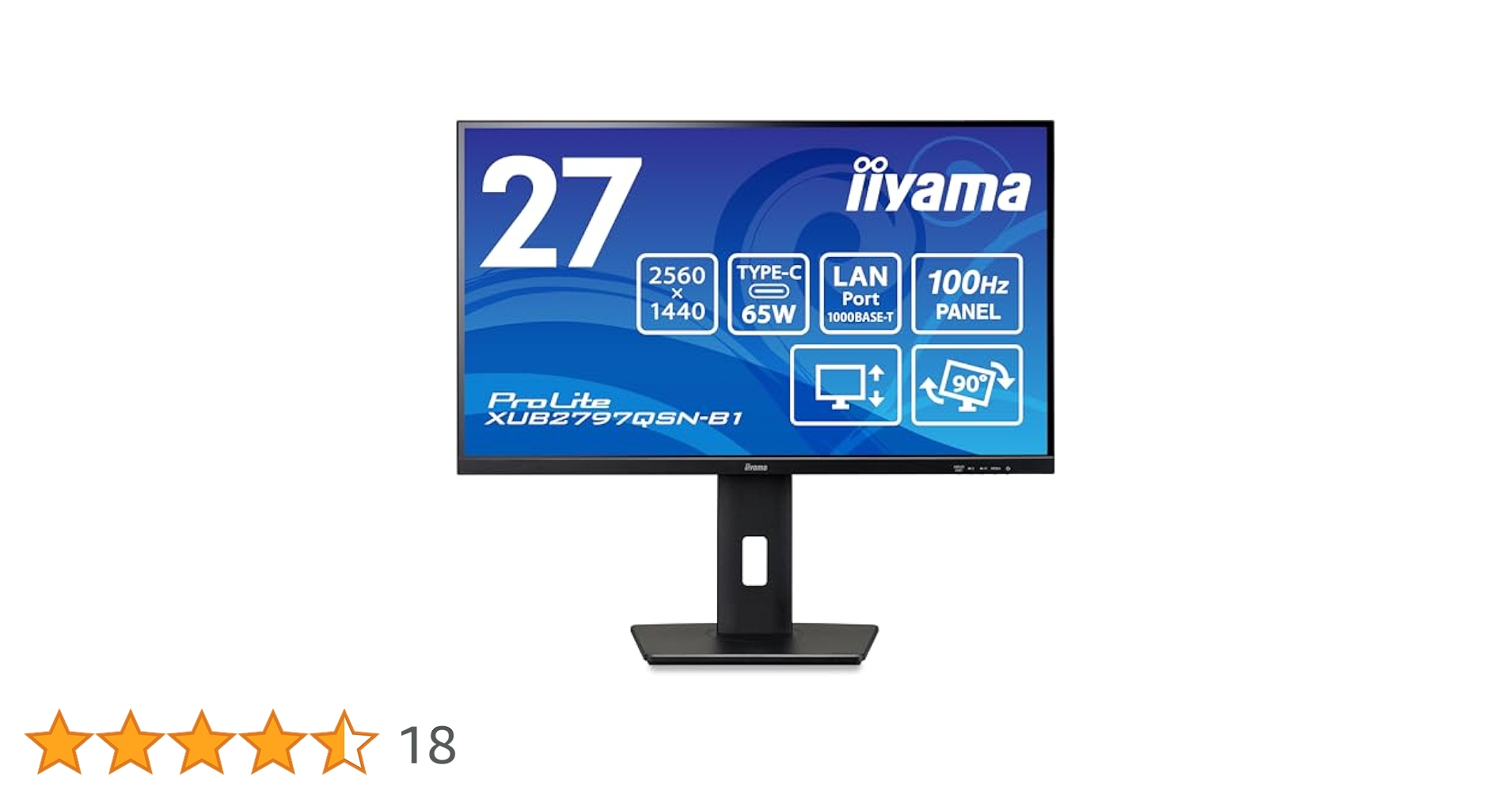 Amazon.co.jp: iiyama モニター ディスプレイ XUB2797QSN-B1 27