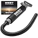 Best Marine Bilge Pump for Kayaks, Canoes and Boats. 18 Inch Manual Kayak Hand Water Pumps with 2 Ft Reversible Hose That Attaches to Either End. Sump Pump Siphon Boat Accessories. (Black/Grey)