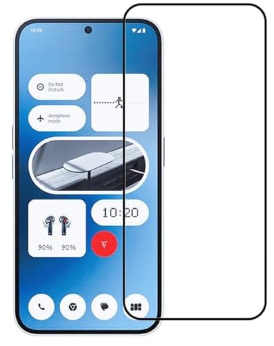 100FIT Tempered Glass Screen Protector Compatible For Nothing Phone 2A With Edge To Edge Coverage And Easy Installation Kit (B0CY871YYR) Amazon Price History, Amazon Price Tracker