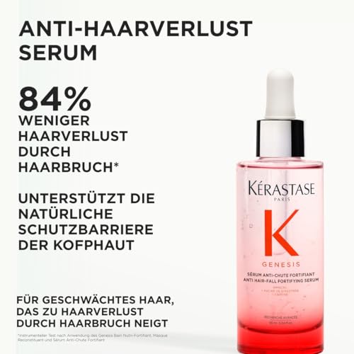 Foto von Kérastase Genesis, Stärkendes Kopfhautserum für feines und brüchiges Haar, Tägliches Haarserum gegen Haarausfall und Haarbruch, Sérum Anti-Chute Fortifiant, 90 ml
