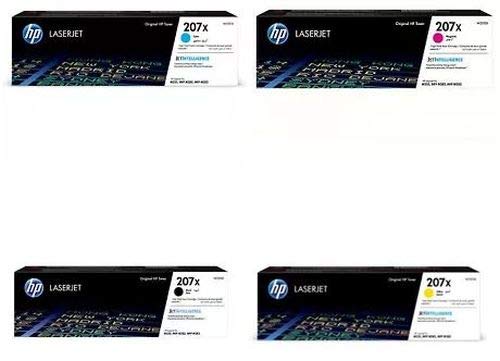 Toners HP 207X pack 4 cartouches laser couleur pour LaserJet Pro M255 M282 M283
