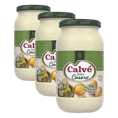 Mayonesa casera Calvé frasco 430 ml (Paquete de 3)