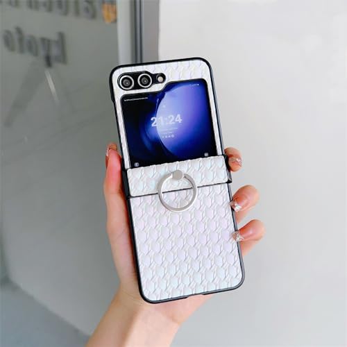Coque Samsung Z Flip 5 antichoc : protégez la charnière avec l'anneau rétro