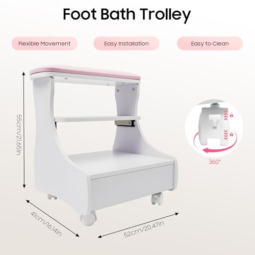 Taburete Spa de Pies Profesional Portable con Ruedas miniatura 2