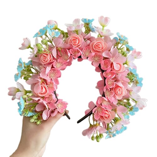 Bandeau élégant pour rassemblements et soirées coiffe ethnique fleur