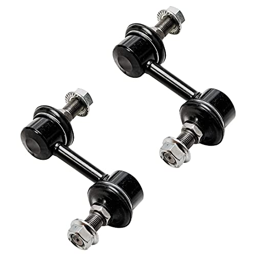Image of Detroit Axle - 6pc Front End Control Arms Kit for 2004-2010 Infiniti QX56, 2004-2015 Nissan Titan, 2005-2015 Armada, 4 Upper & Lower w /Ball Joints 2 Sway Bar Links Replacement