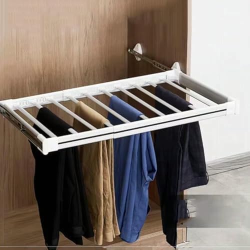 Dressing encombré ? Intégrez le rack de pantalon extensible pour armoire