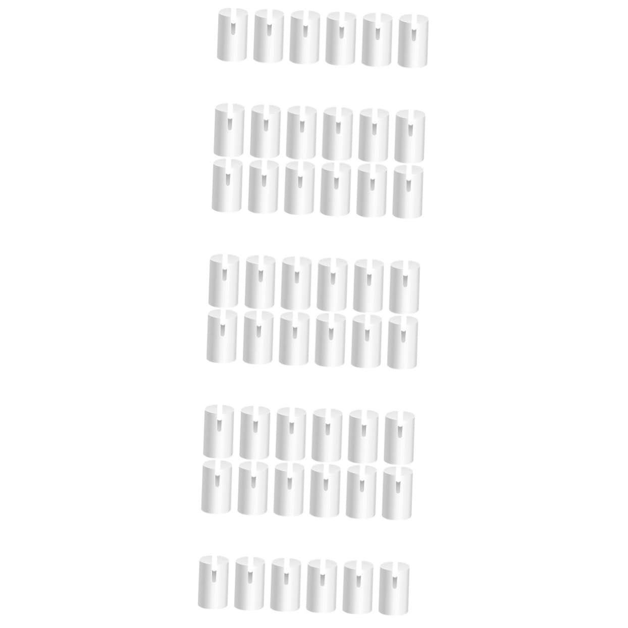 VICASKY 48pièces Écrous De Banjo De Bétail Pour Instruments De Musique Remplacement De Cordon Compatible Avec Modèles De Banjo