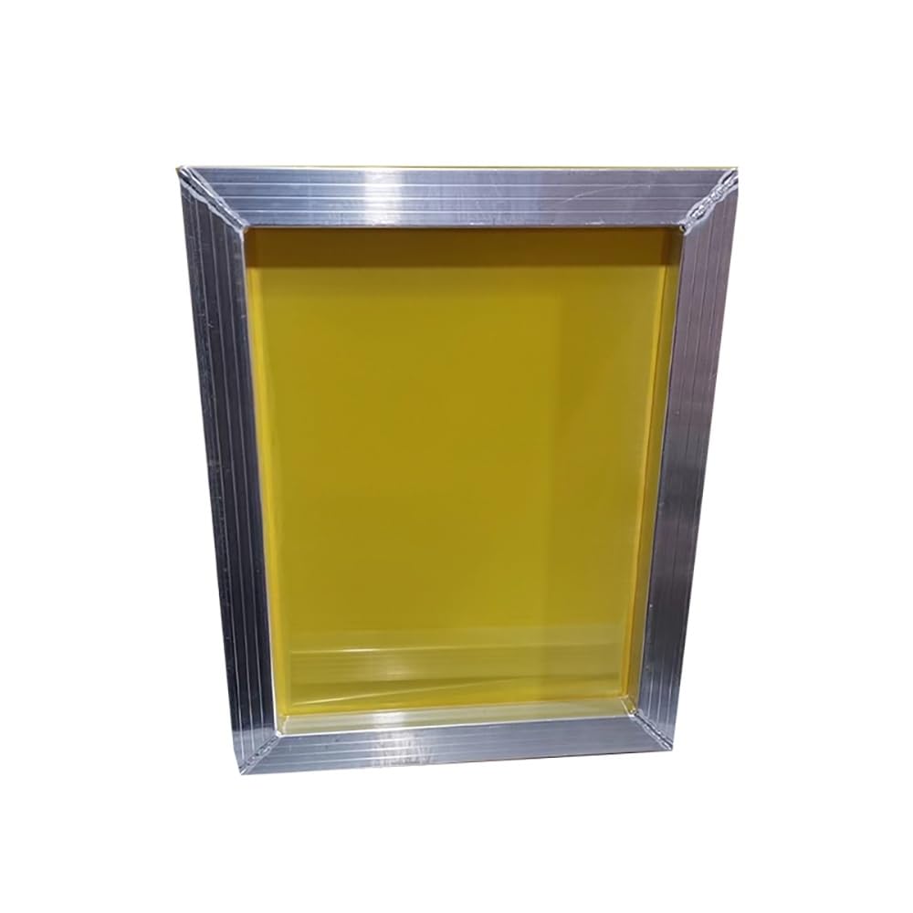 6 szt. aluminiowych do sitodruku z siatką poliestrową 80T-165T do projektów DIY, PCB i tekstylnych(25x35cmx90Tx230mesh)