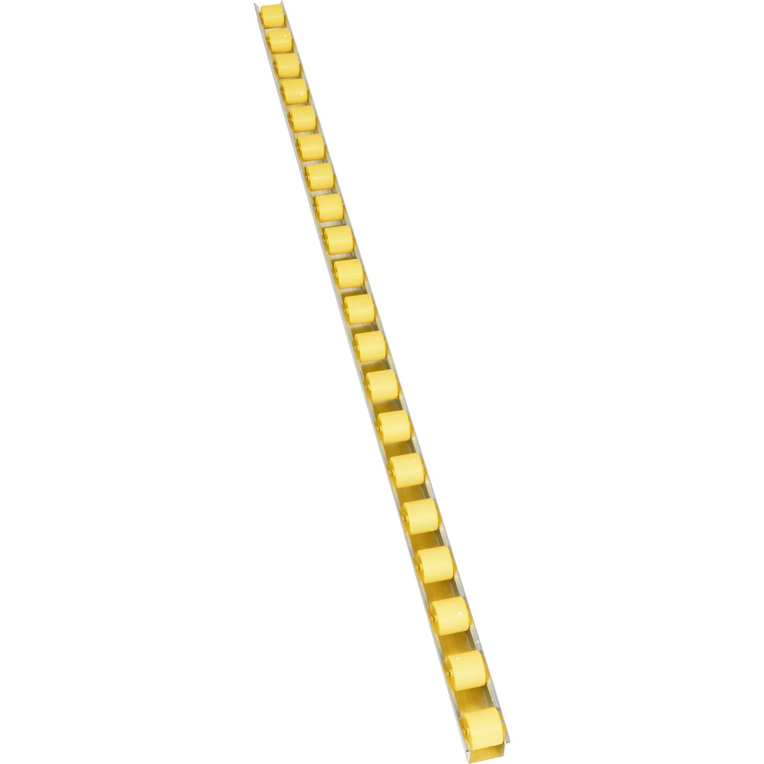 FRANKEL kaiserkraft | Rail à galets cylindriques | à intervalles de 50 mm | Ø 28 mm | plastique | longueur 2 m