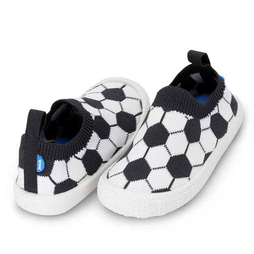 Image of JAN & JUL Slip-on Knit Shoes, Machine Washable and Lightweight Sneakers for Toddler Boys and Girls