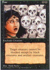 Magic The Gathering - Fear - Fourth Edition