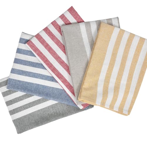 Image of Premium Hand Towels | 180 GSM Cotton Hand Towels | Hand Towel Set of 5 | Hand Towel for Gym | Soft Towels | Size 16W x 25L (Multicolor, Pack of 5)