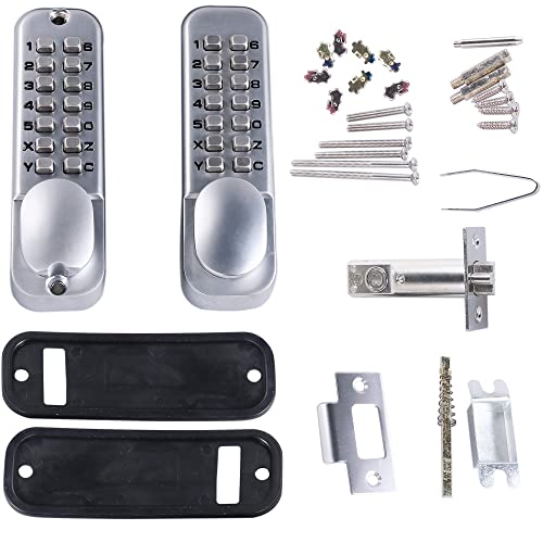 Mutex Mx920 Double Keypad Mechanical 14 Key Combination Lock , Keyless Entry Security For Home Gates, Fences, Windows, Hotel Airbnb #TOP5