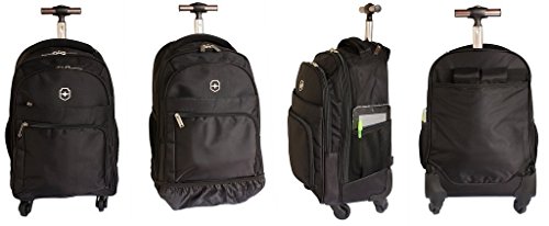 Mochila Masculina Executiva Resistente Notebook com Rodinha