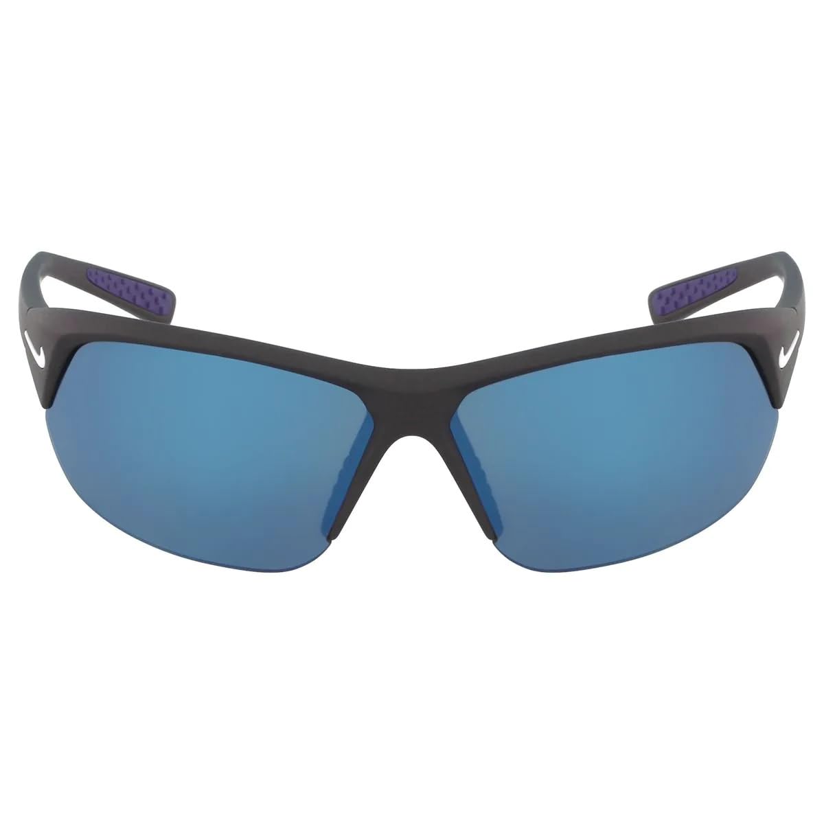 Nike Sun Skylon Ace 22 Sunglasses, Matte Black/Grey Blue Mirro, One Size