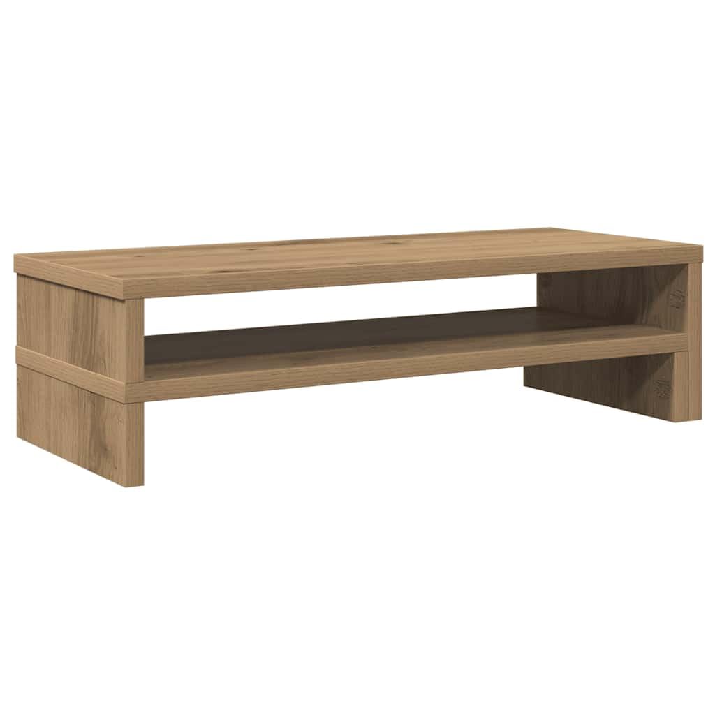 vidaXL Support de moniteur chêne artisanal 54x22x15 cm bois ingénierie