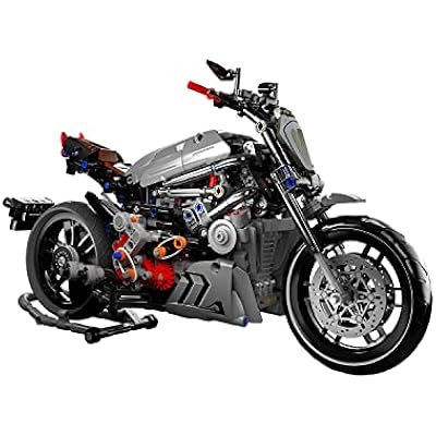 dOvOb Motorcycle Building Blocks Set, 827 Pieces Bricks, Compatible with Major Brands