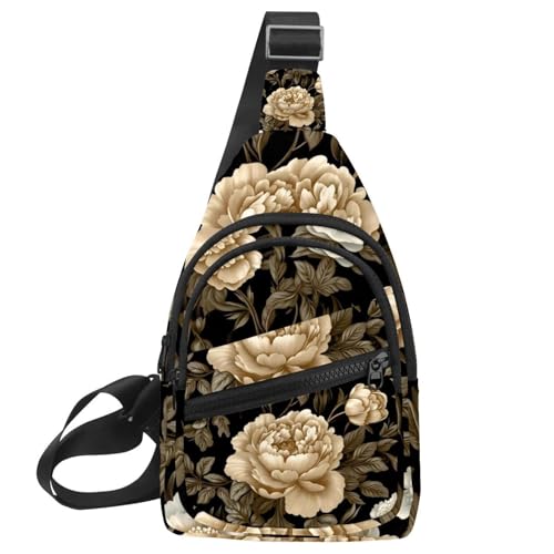 Mochila cruzada bohemia floral ideal para viajes senderismo y entrenamientos diarios