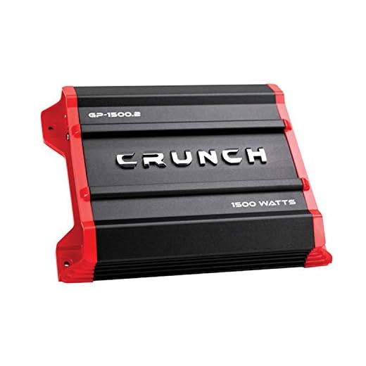 Crunch Ground Pounder GP-1500.2 1500 Watt 2 Channel Amplifier