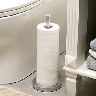 KES Toilet Roll Holder Free Standing, Toilet Roll Storage 3 Rolls, Bathroom Stainless Steel Toilet Roll Stand Brushed Finish, BPS201S39-2