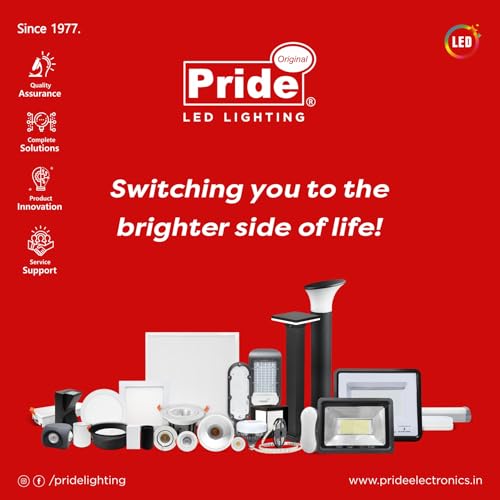 Image of Pride Lighting | Prime LED Panel | 8 Watt | Round | Surface Ceiling Light (White)