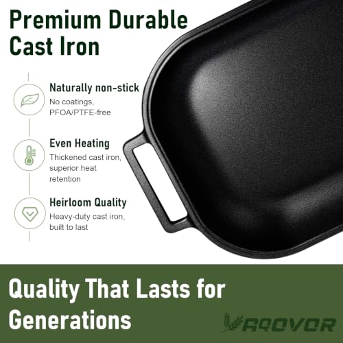 AQOVOR Cast Iron Bread Oven with Lid 9.5QT for Home Sourdough Baking by AQOVOR - Used condition - Image 6