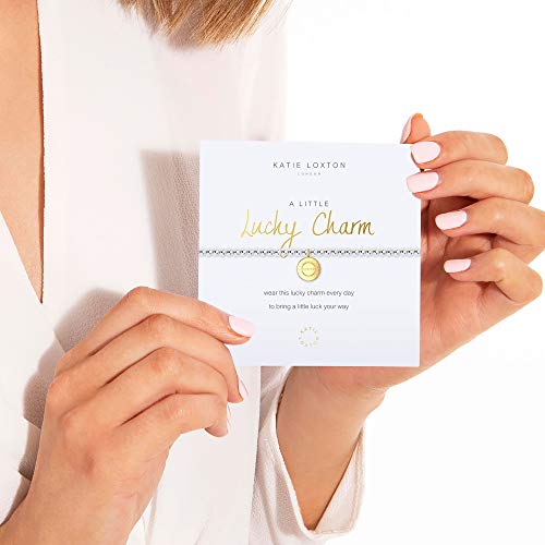 Katie Loxton A Little Lucky Charm Womens Stretch Adjustable Band Fashion Charm Bracelet #TOP3