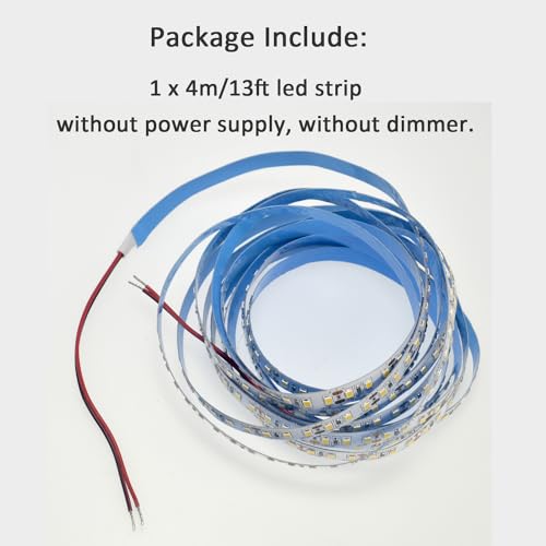 Tira LED 4m 12V luz blanca 5000K SMD2835 120LED/M miniatura 2
