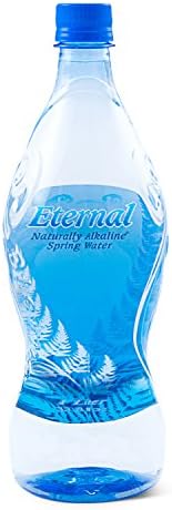 Eternal Water Naturally Alkaline Mineral Spring Water (12-Bottles) - From pristine aquifers in the Smoky Mountains, Shasta Trinity Alps and Allegheny Mountains , USA. 1.0L (33.8 oz) Bottles
