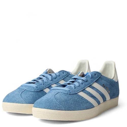 Image of Men's Adidas Gazelle Shoes - Light Blue / Off White / Cream White