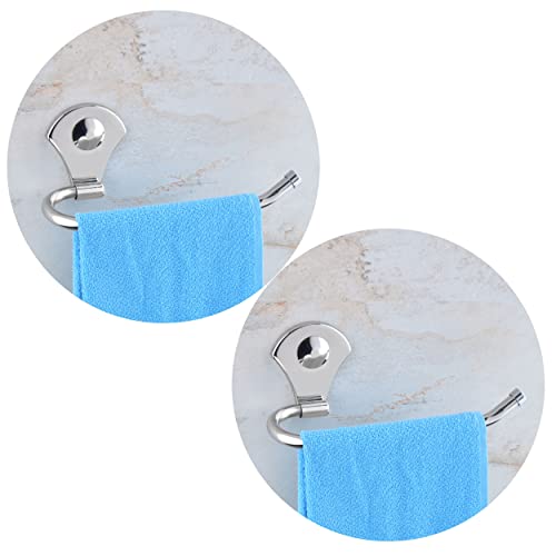 Image of Stainless Steel Napkin Ring for Washbasin /Towel Ring for Kitchen /Towel Hanger /Towel Stand /Bathroom Accessories (Napkin Holder-Pack-02)